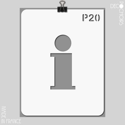 Pochoir pour la décoration. Référence : 
