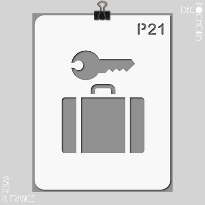 Pochoir pour la décoration. Référence : 