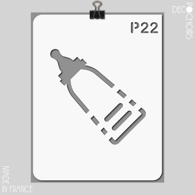 Pochoir pour la décoration. Référence : 