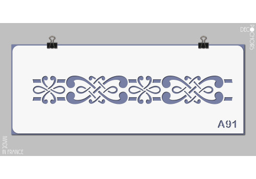 Pochoir pour la décoration. Référence : 