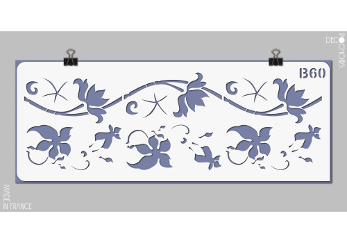 Pochoir pour la décoration. Référence : 