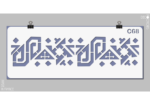 Pochoir pour la décoration. Référence : 