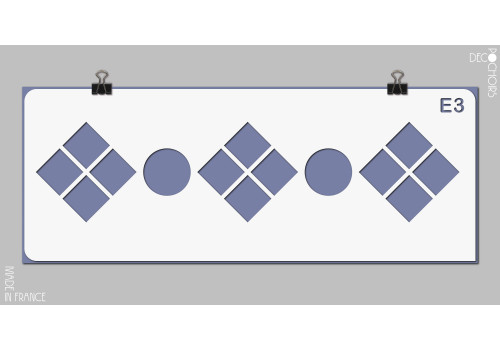 Pochoir pour la décoration. Référence : 