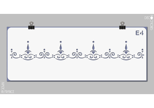 Pochoir pour la décoration. Référence : 