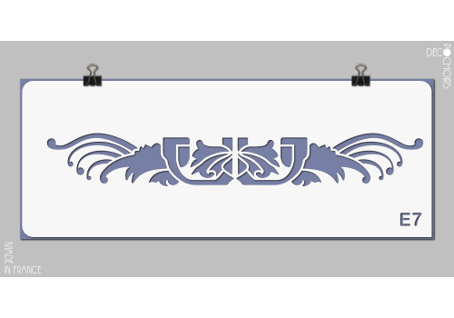 Pochoir pour la décoration. Référence : 