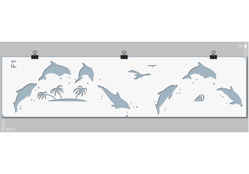 decopochoirs, vos pochoirs personnalisés. Pochoir pour la décoration. Référence :