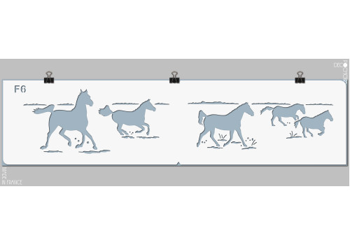 Pochoir pour la décoration. Référence : 