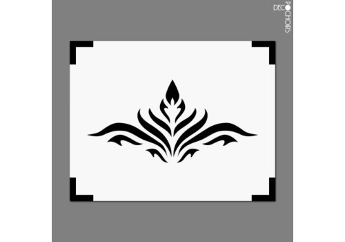 decopochoirs, vos pochoirs personnalisés. Pochoir pour la décoration. Référence :