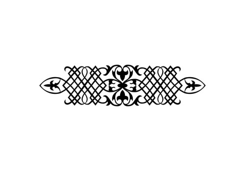 Pochoir pour la décoration. Référence : 